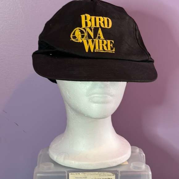 Bird on a Wire Movie Hat Official Licensed Adjustable Black Baseball Cap - Picture 1 of 3